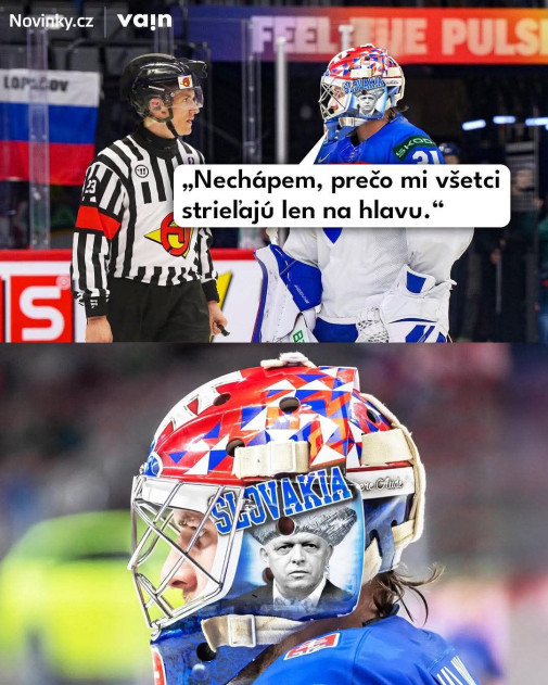 mierit na hlavu!